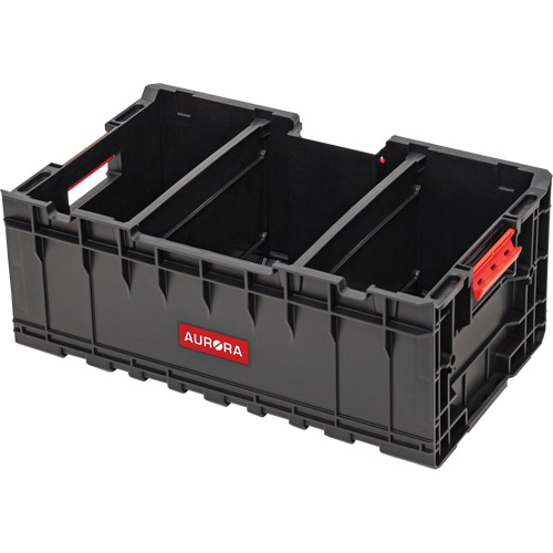 Caisse &agrave; outils avec s&eacute;parateurs Arx, 22-7/10" x 14-1/10" x 9-3/10", Noir OSI Industrial Sales