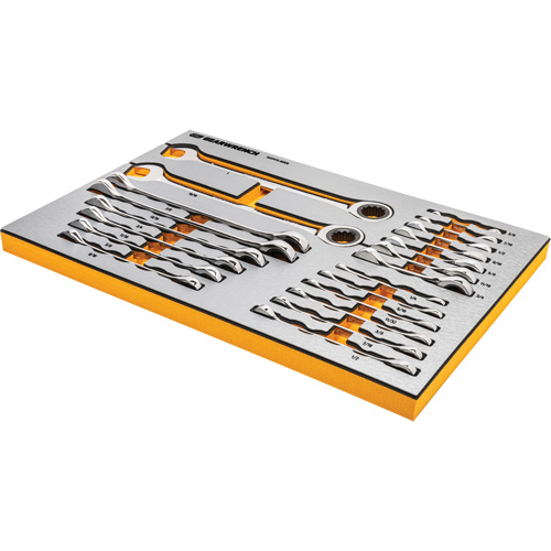 Jeu d'outils pour maître m&eacute;canicien MEGAMOD dans des plateaux en mousse modulaire de premi&egrave;re qualit&eacute; avec rangement d'outils, 1024 morceaux OSI Industrial Sales