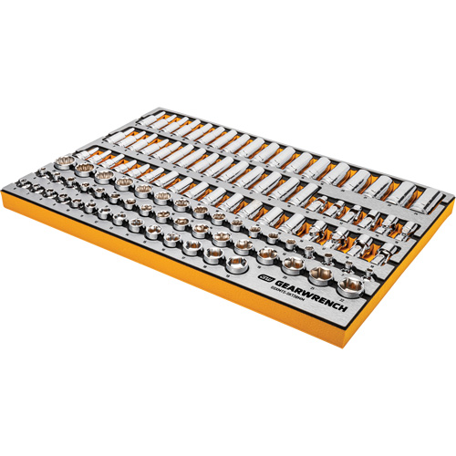 Jeu d'outils pour maître m&eacute;canicien MEGAMOD dans des plateaux en mousse modulaire de premi&egrave;re qualit&eacute; avec rangement d'outils, 1024 morceaux OSI Industrial Sales