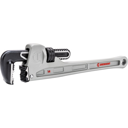 K9 Jaw Pipe Wrench, 2-3/8" Jaw Capacity, 14" Long, Powder Coated Finish, Non-Ergonomic Handle OSI Industrial Sales