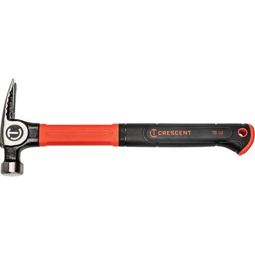 General Purpose Hammer, 16 oz., Fibreglass/Cushion Handle, 14" L OSI Industrial Sales