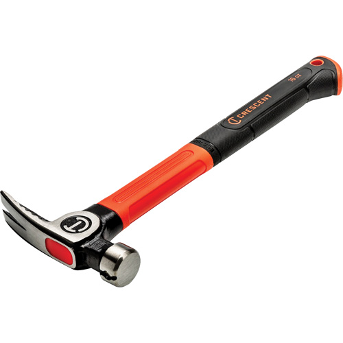 General Purpose Hammer, 16 oz., Fibreglass/Cushion Handle, 14" L OSI Industrial Sales
