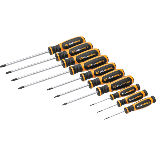 Jeu de tournevis bimat&eacute;riau Torx dans un plateau de rangement en mousse, 10 mcx OSI Industrial Sales