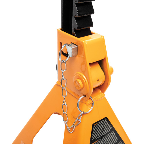 Ratcheting Jack Stand, Locking Pin, 6 tons Capacity, 15-3/4" - 24-1/2" H OSI Industrial Sales