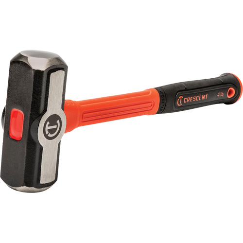 Fiberglass Engineer Hammer, 4 lbs Head Weight, 14" L OSI Industrial Sales