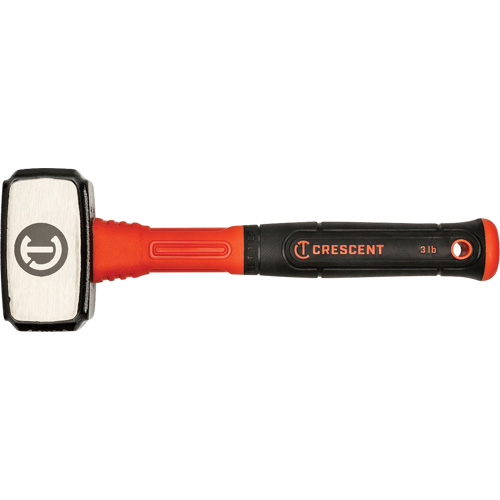 Drilling Hammer, 3 lbs., Fibreglass Handle, 4" L OSI Industrial Sales