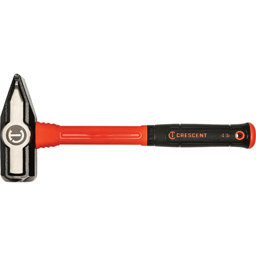 Fiberglass Blacksmith Hammer, 4 lbs Head Weight, 14" L OSI Industrial Sales