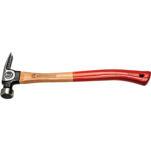 Milled-Face Framing Hammer, 22 oz., Wood Handle, 18" L OSI Industrial Sales