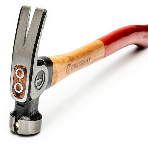Milled-Face Framing Hammer, 22 oz., Wood Handle, 18" L OSI Industrial Sales