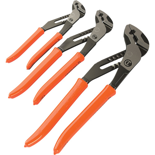 Jeu de pinces bouvet&eacute;es avec manche tremp&eacute; et m&acirc;choire droite Z2 K9, 3 Morceaux OSI Industrial Sales