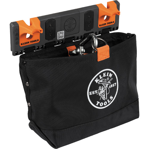Module de poche pour quincaillerie avec crochet en S Bucket Work Centre, Nylon, 1 pochettes, Noir/Orange OSI Industrial Sales