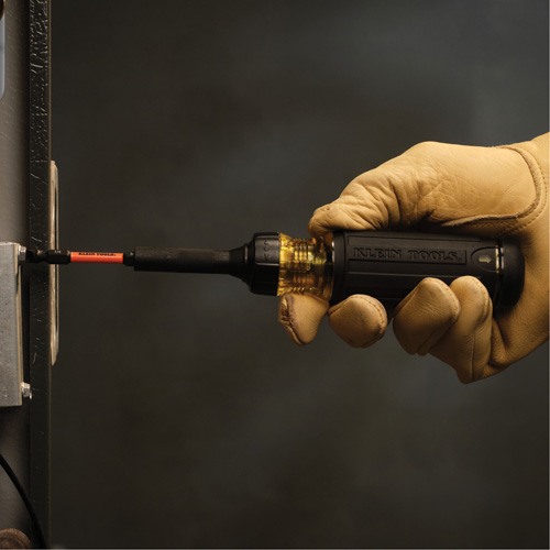 15-in-1 Ratcheting Impact-Rated Multi-Bit Torsion Zone Screwdriver, 9-1/2" L, Cushion Grip Handle OSI Industrial Sales