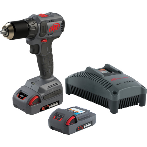 Ensemble de perceuse-tournevis compact sans fil, Lithium-ion, 20 V, Mandrin 1/2", Couple 37 lb-pi OSI Industrial Sales