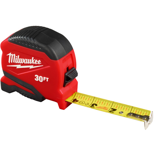 Compact Tape Measure, 1" x 30' OSI Industrial Sales