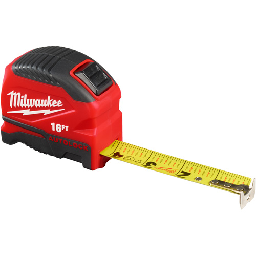 Auto-Lock Tape Measure, 1" x 16' OSI Industrial Sales