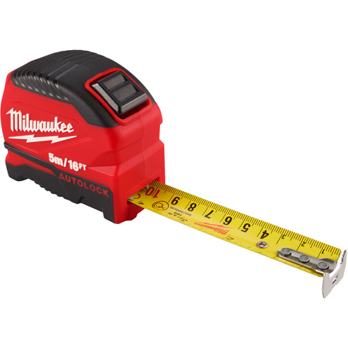 Auto-Lock Tape Measure, 1" x 16' OSI Industrial Sales