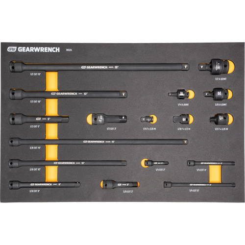 Mechanics Tool Set in Modular Foam Trays with Storage Unit, 247 Pieces OSI Industrial Sales