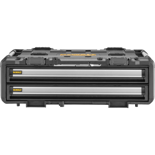 Bloc &agrave; 2 tiroirs TOUGHSYSTEM 2.0 DXL, 30" x 21-13/20" x 10", Noir/Jaune OSI Industrial Sales