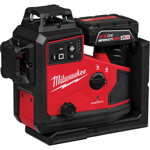 Laser vert &agrave; 3 plans sur 360° M12 avec r&eacute;cepteur et alignement automatique OSI Industrial Sales