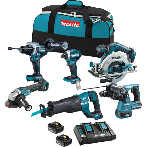 LXT Brushless 6 Tool Combo Kit, Lithium-Ion, 18 V OSI Industrial Sales