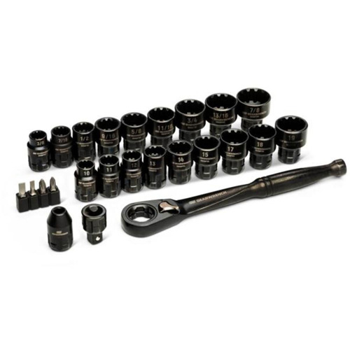 Ensemble de cliquets et douilles Pass-Thru, 25 Mcx, Prise de 3/8" OSI Industrial Sales