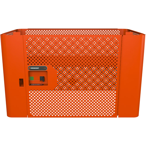 RAILWORKS Mesh Security Panel Single Door Lockable Storage OSI Industrial Sales