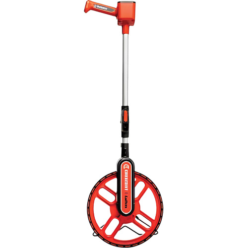Roue d'arpentage, 12"/30 cm, Gamme de 9999', Pouces/pieds OSI Industrial Sales