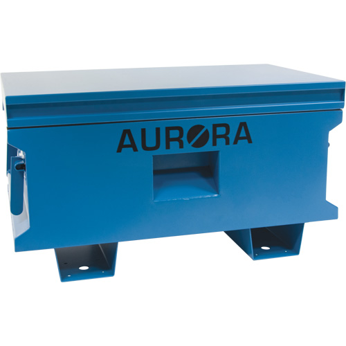 Coffre &agrave; outils de chantier, 33" x 20-3/10" x 18-3/10", Acier, Bleu OSI Industrial Sales