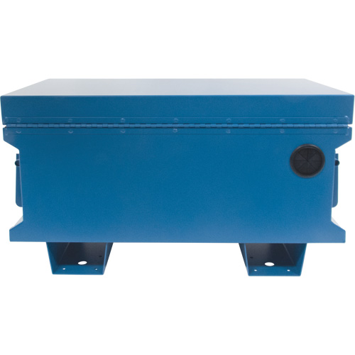 Coffre &agrave; outils de chantier, 33" x 20-3/10" x 18-3/10", Acier, Bleu OSI Industrial Sales