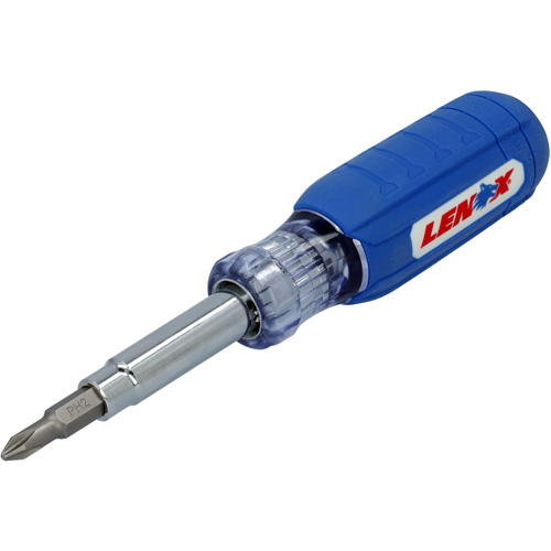 9-in-1 Multi-Bit Screwdriver, Textured Handle OSI Industrial Sales