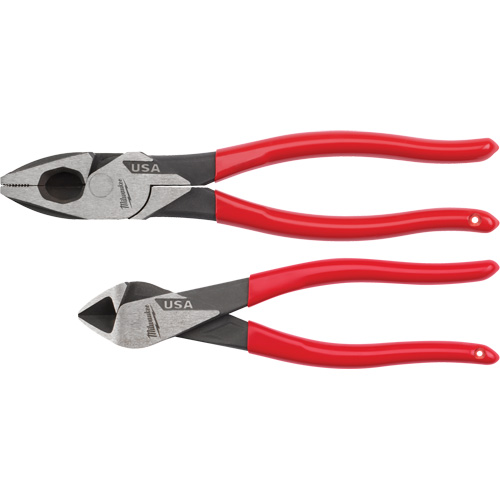 Dipped Grip Cutting Pliers Set, 2 Pieces OSI Industrial Sales