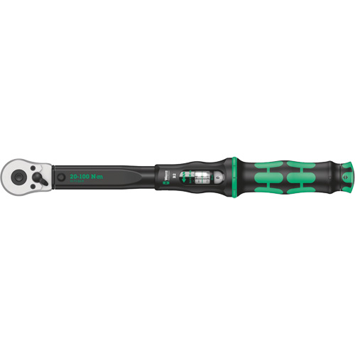 Cl&eacute; dynamom&eacute;trique Click-Torque B2 avec cliquet r&eacute;versible, &agrave; cliquer, Entraînement 3/8" carr&eacute;, 20 - 100 Nm OSI Industrial Sales