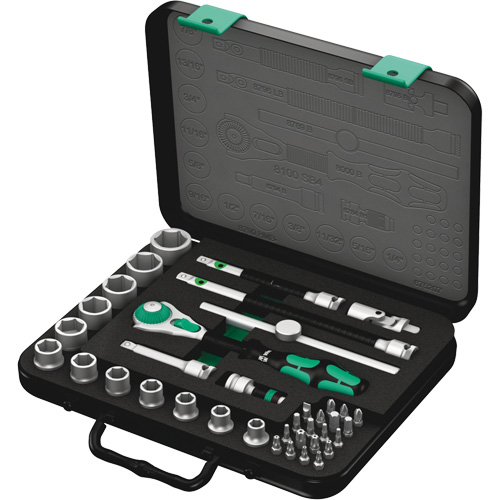 Jeu de cliquets rapides Zyklop 8100 SB 4, 38 Mcx, Prise de 3/8" OSI Industrial Sales