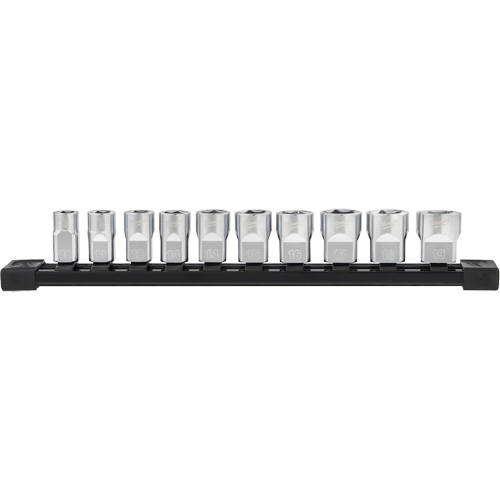 Metric Sockets with Four Flat Sides, 10 Pcs, 3/8" Drive Size OSI Industrial Sales