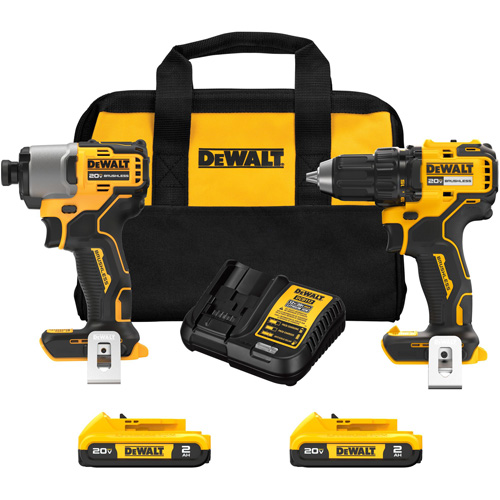 Ensemble de tournevis &agrave; chocs & tournevis/perceuse sans fil et sans balai, Lithium-ion, 20 V OSI Industrial Sales