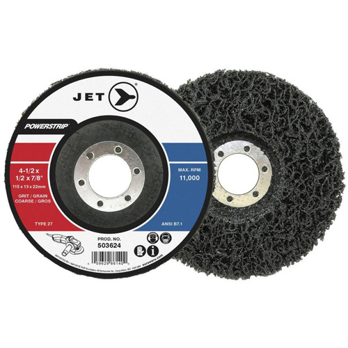 POWERSTRIP XCL Surface Preparation Depressed Centre Wheel, 4-1/2" Dia. OSI Industrial Sales