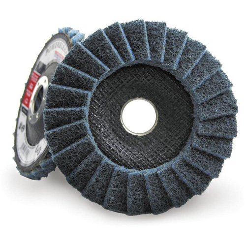 POWERBLEND SCD Surface Conditioning Flap Disc, 4-1/2" x 7/8", Type 29, Fine Grit OSI Industrial Sales
