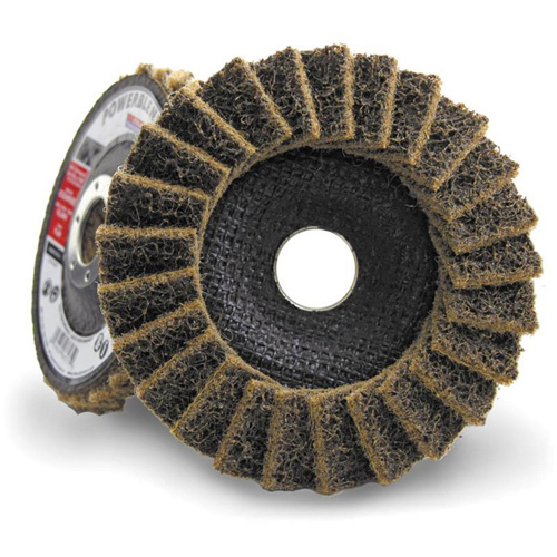 POWERBLEND SCD Surface Conditioning Flap Disc, 4-1/2" x 7/8", Type 29, Coarse Grit OSI Industrial Sales