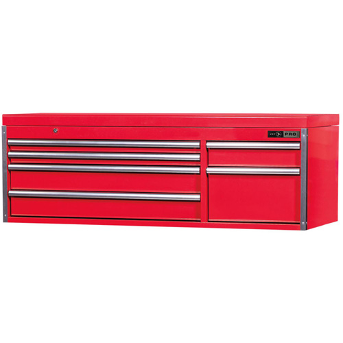 PMC5606 Pro Series Mechanics Chest, 55-1/2" W, 6 Drawers, Red OSI Industrial Sales
