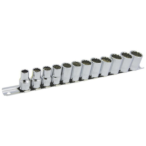 SS3812M-12 12-Point Metric Socket Set, 12 Pcs, 3/8" Drive Size OSI Industrial Sales