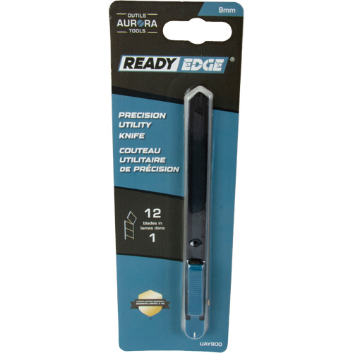 9mm Standard-Duty Knife, Stainless Steel, Plastic Handle OSI Industrial Sales