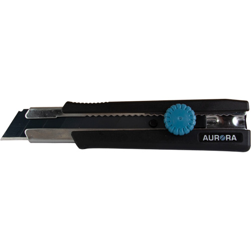 25mm Retractable Knife, Stainless Steel, Heavy-Duty, Rubber Handle OSI Industrial Sales