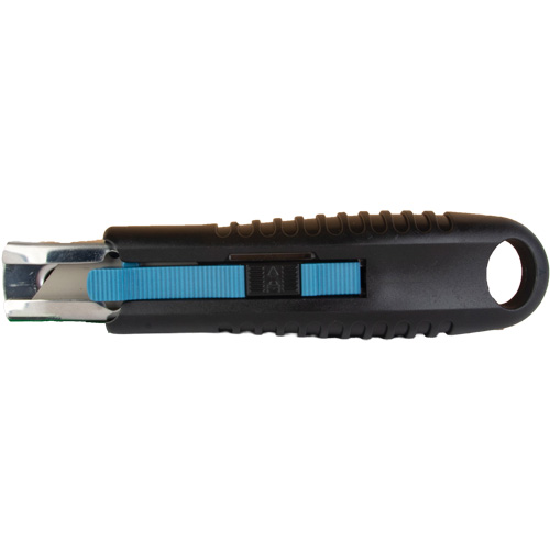 Couteau de s&eacute;curit&eacute; r&eacute;tractable standard, Acier inoxydable, Prise en Caoutchouc OSI Industrial Sales