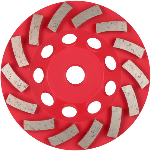 Meule boisseau diamant&eacute;e &agrave; 14 segments Turbo DIAMOND MAX OSI Industrial Sales
