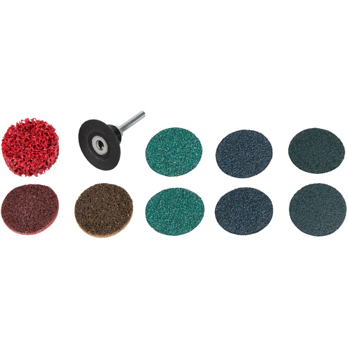 10-Piece 2" Quick Change Disc Kit OSI Industrial Sales