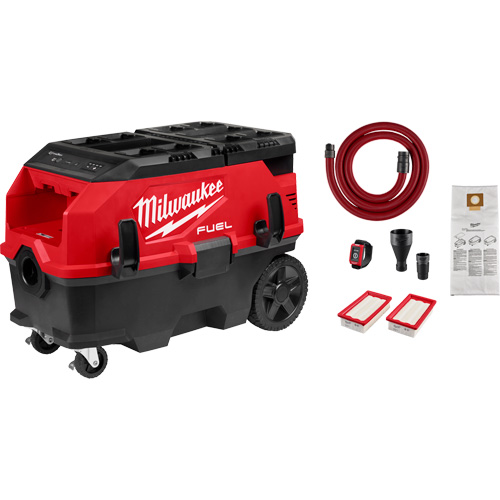 M18 FUEL PACKOUT 9 Gallon Dual-Battery Dust Extractor with VACLINK, 27-3/4" x 16-3/4" x 19" OSI Industrial Sales