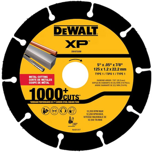 Lame diamant&eacute;e XP pour m&eacute;tal pour meuleuses angulaires OSI Industrial Sales