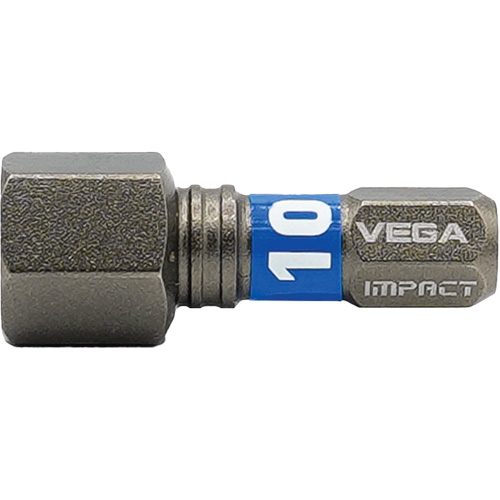 Embout Impactech, Hexagonale, 10 mm, Prise 1/4" OSI Industrial Sales
