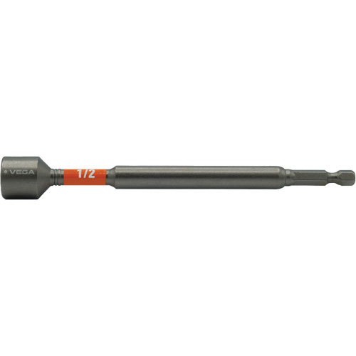 Impactech&reg; Nut Driver, 1/2" Tip, 1/4" Drive, 6" L, Magnetic OSI Industrial Sales