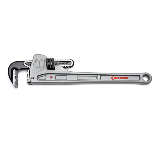 K9 Jaw Pipe Wrench, 2-7/8" Jaw Capacity, 18" Long, Powder Coated Finish, Ergonomic Handle OSI Industrial Sales
